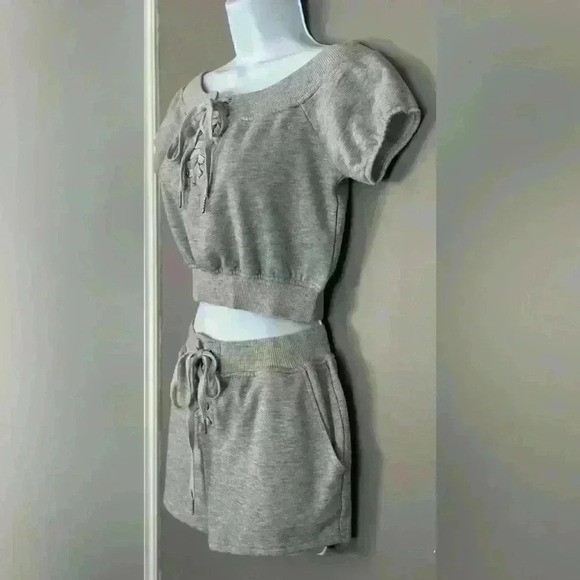 Better Be Short Sleeve Crop Top Set (523) - Picture 5 of 17